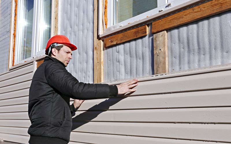 Close-up of Siding Seams